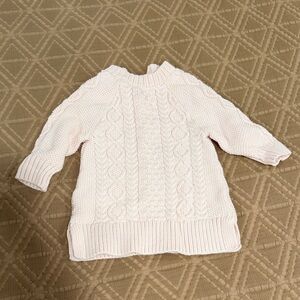 GAP Light Pink Cable Knit Sweater